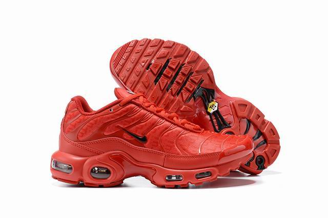 Nike Air Max Plus Tn Men's Running Shoes Red Black-61 - Click Image to Close